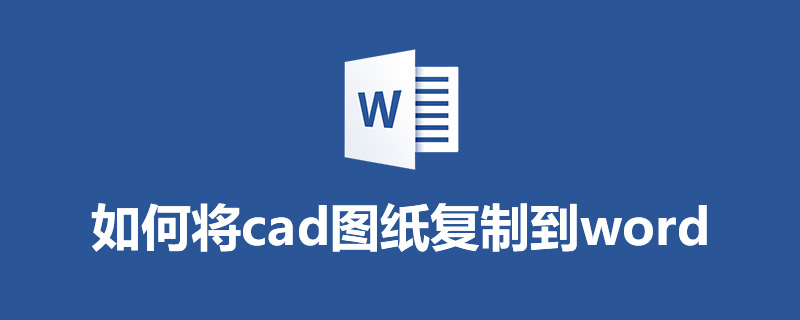 如何将cad图纸复制到word