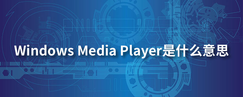 windowsmediaplayer是什么意思